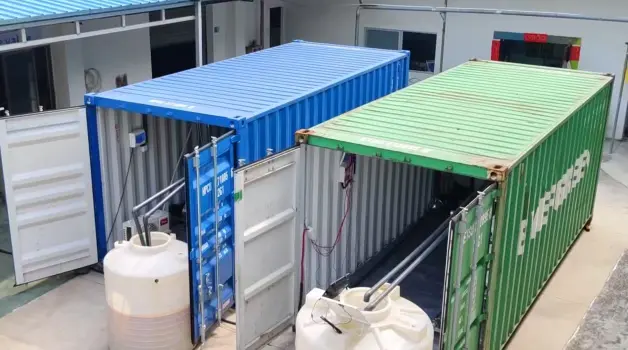sistema de desalinización de agua de mar por ósmosis inversa 60 m3/h